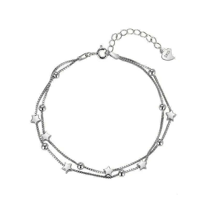 Pulsera Piemont en Plata 925 con Estrellas