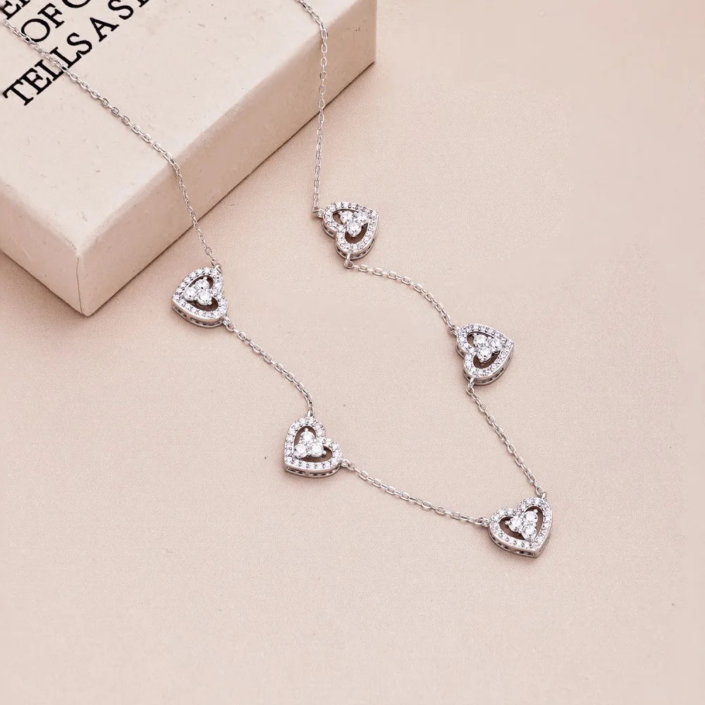 Collar Corazón en Plata 925